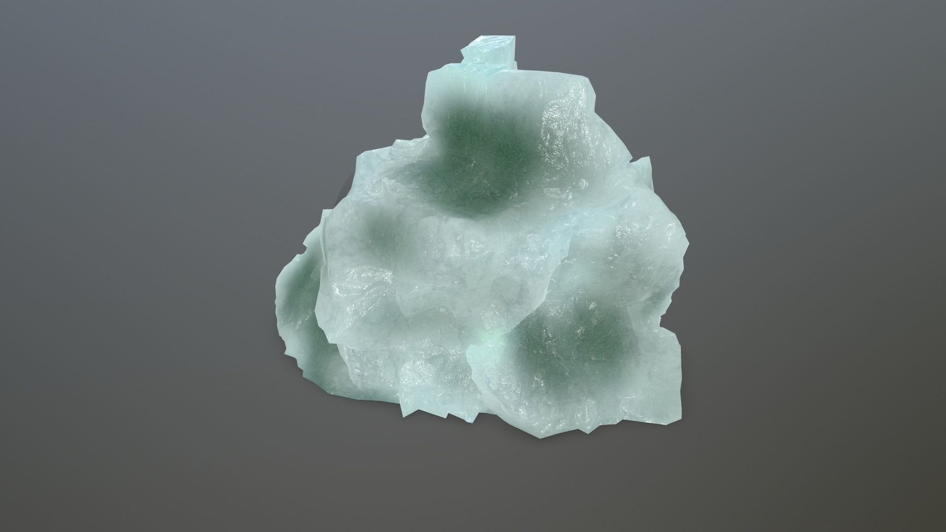 ice rocks Low-poly 3D model_15