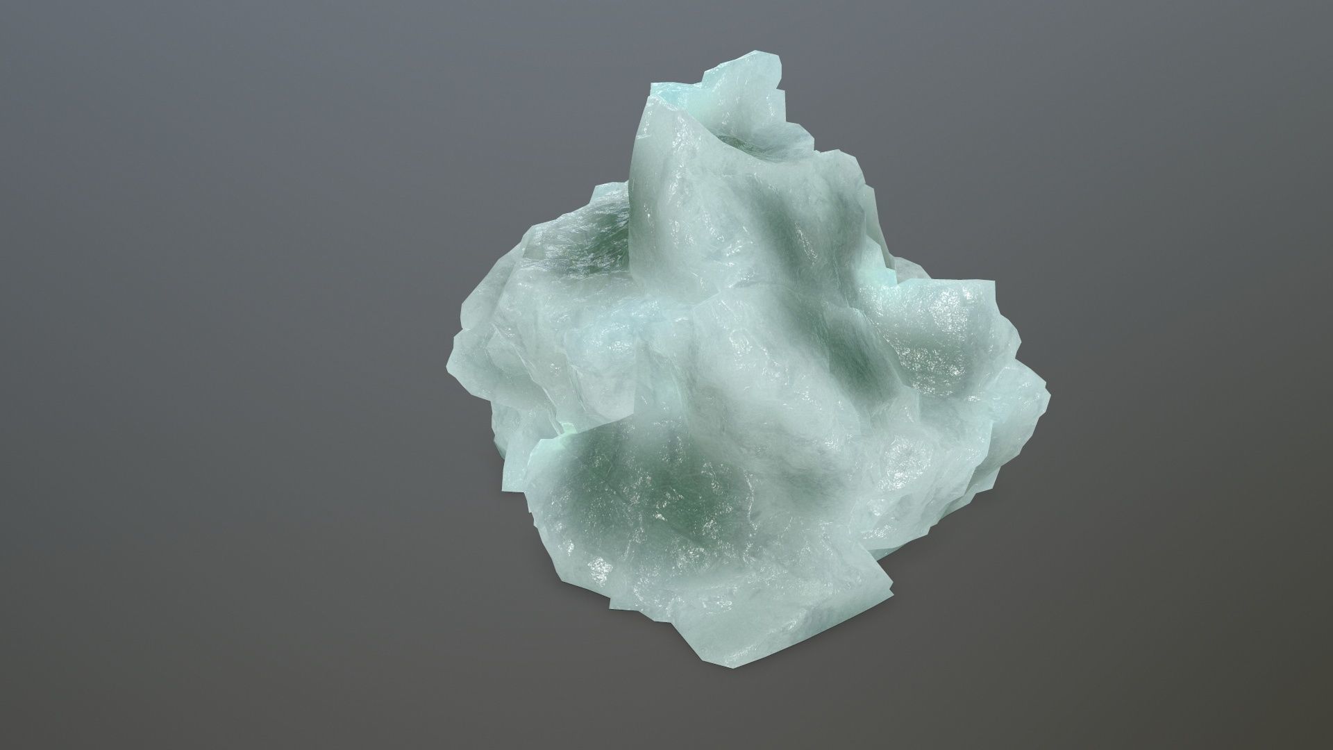 ice rocks Low-poly 3D model_14