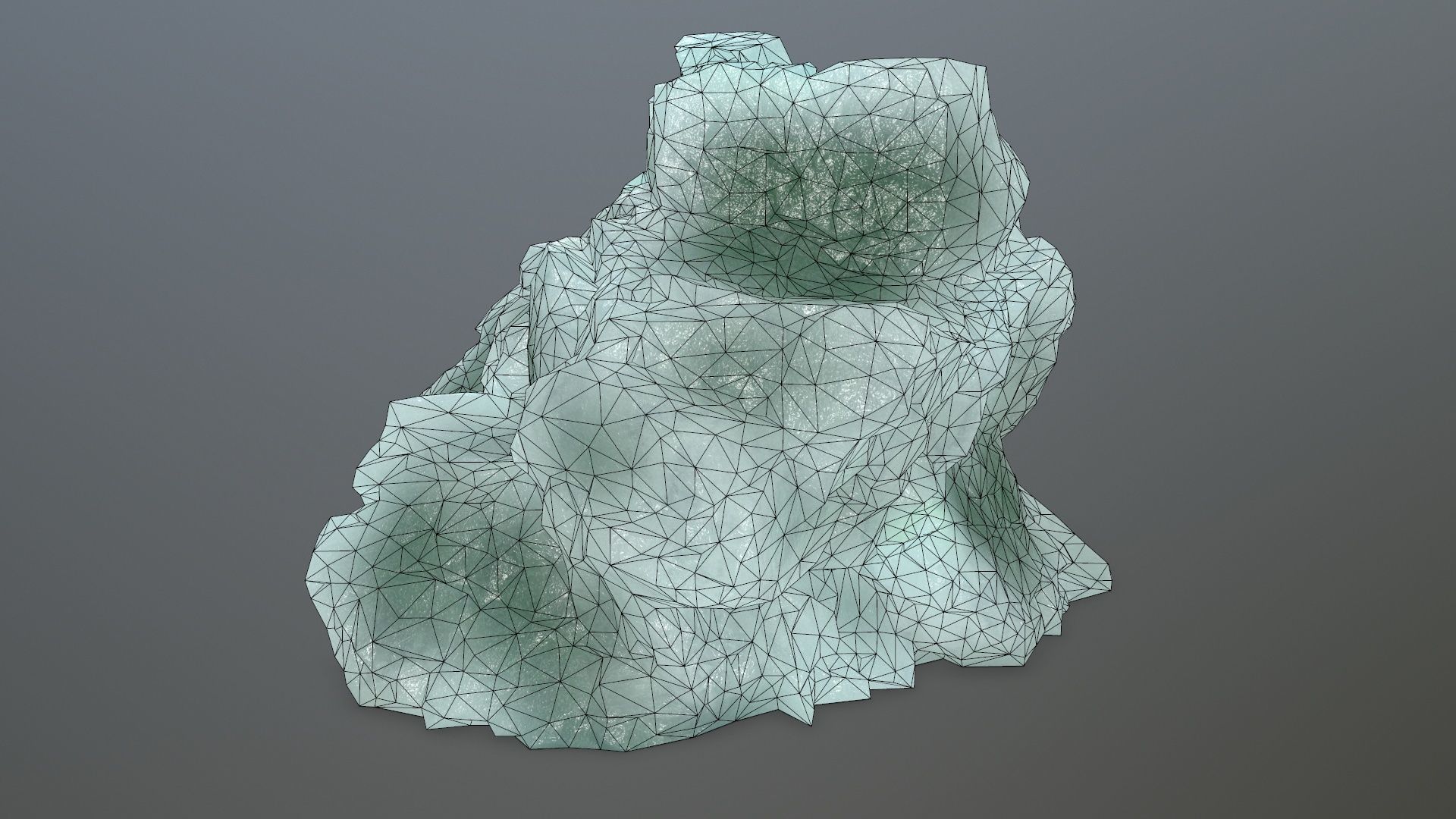 ice rocks Low-poly 3D model_16