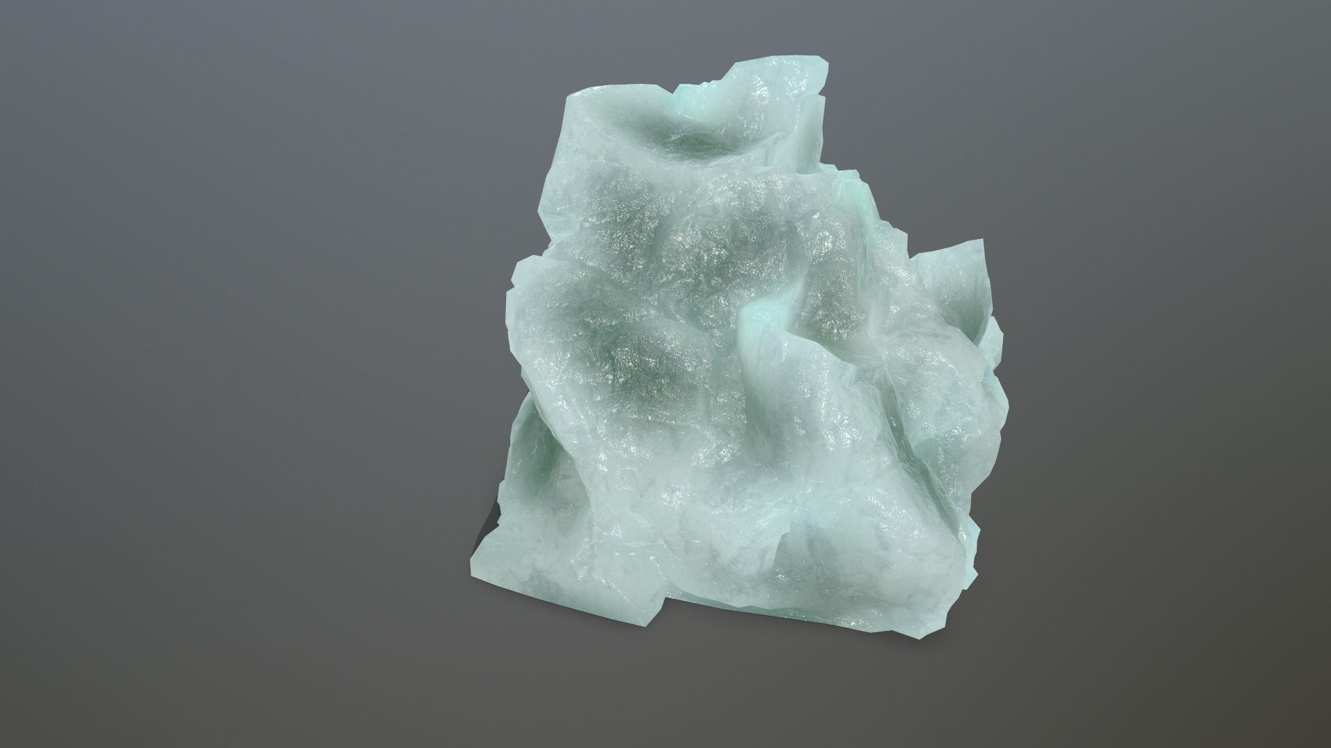 ice rocks Low-poly 3D model_13