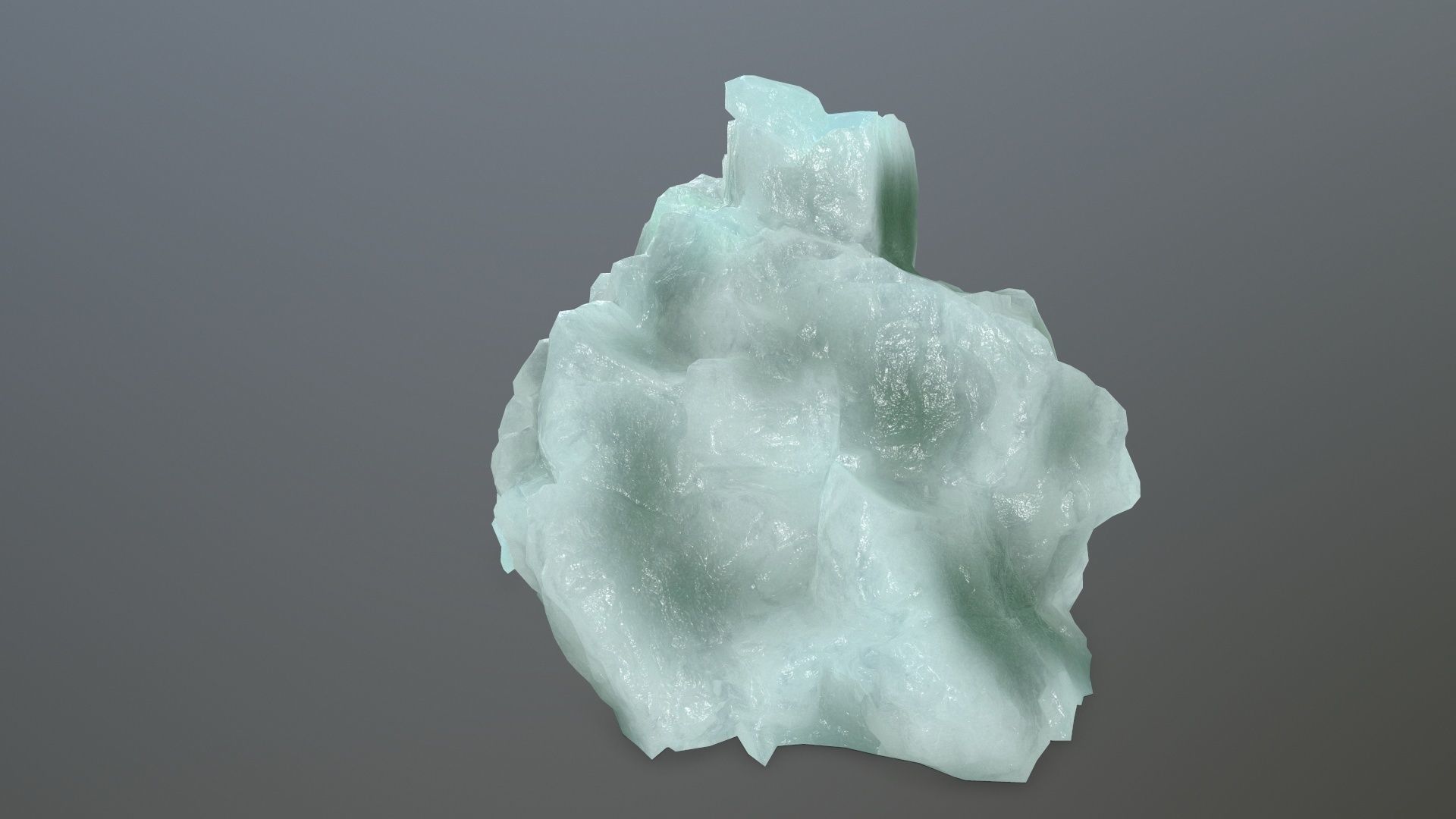 ice rocks Low-poly 3D model_3