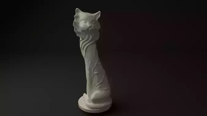 Cat sculpture