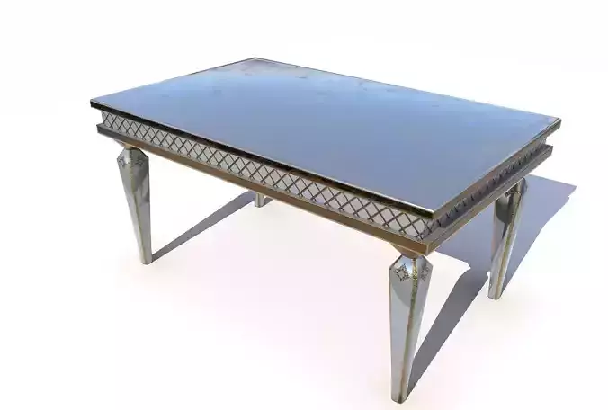 Metal dining table PBR