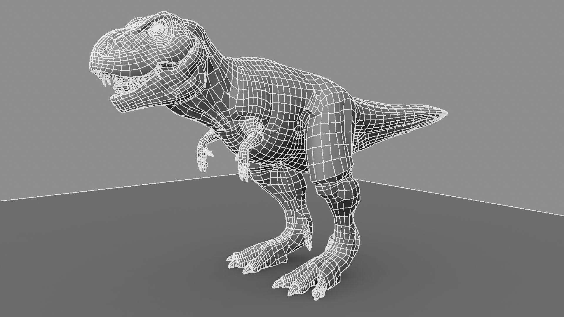 T-Rex t - rex dinosaur 3D model_26