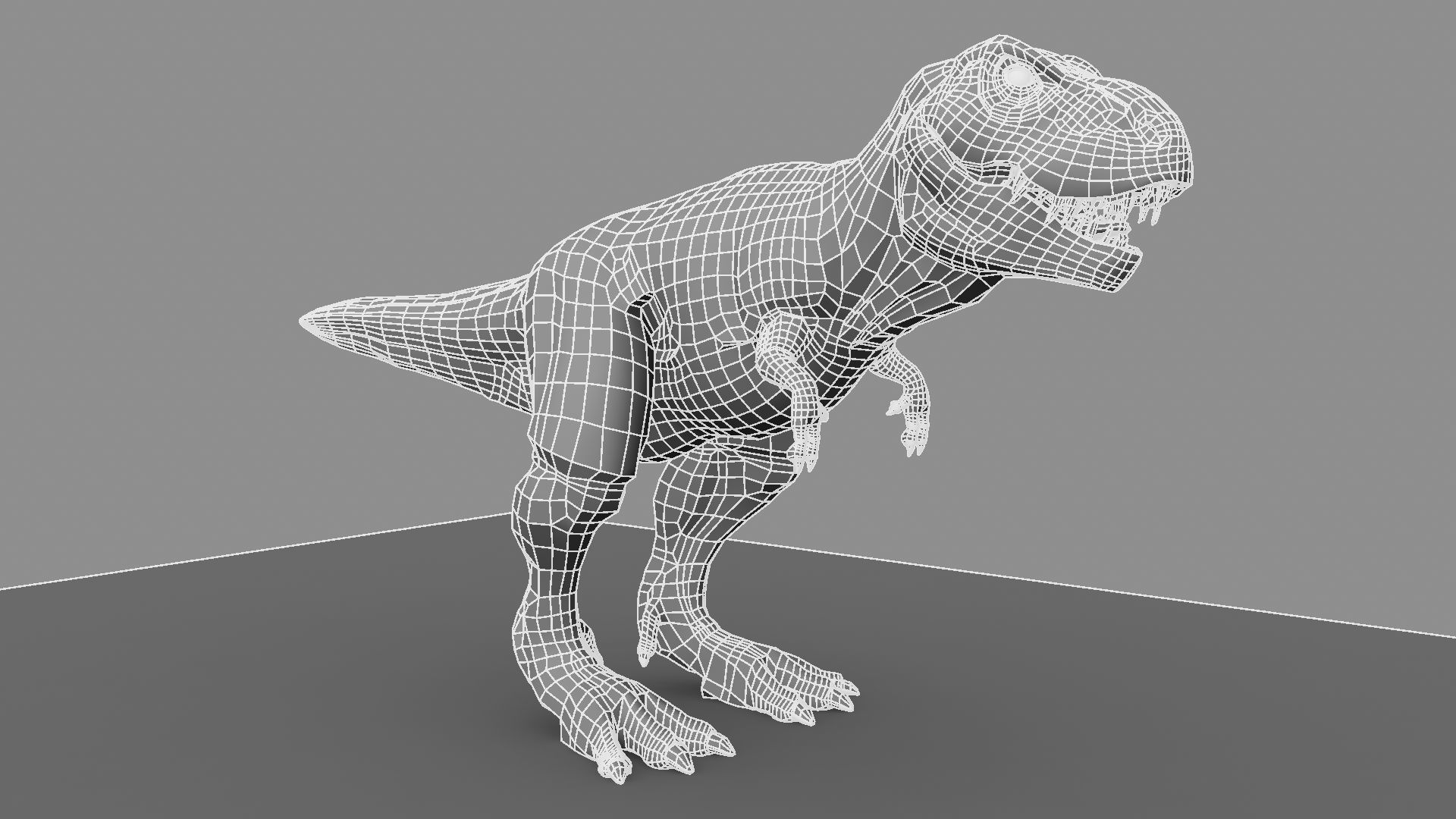 T-Rex t - rex dinosaur 3D model_25