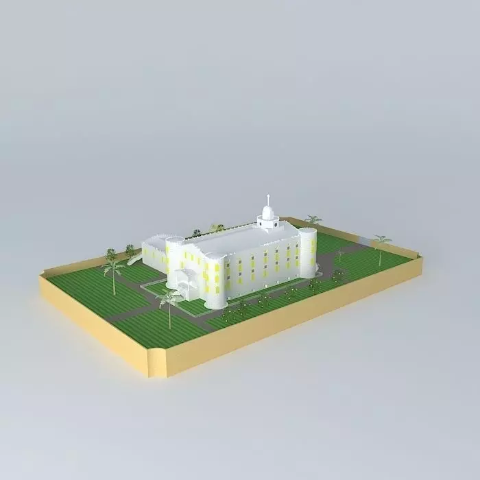 El Temple FLDS. El Dorado Texas. Free 3D model