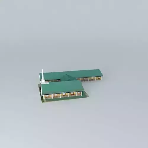 LDS. Mormon Meeting Center, Rio Capilla de la Piedad, Mexico.