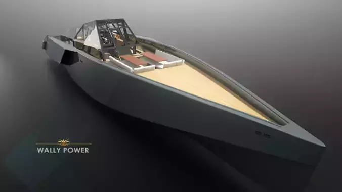  Wally Power 118 3D model