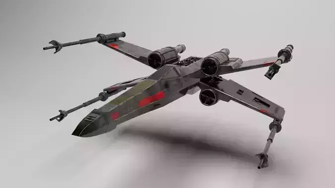 star wars t-65 Free 3D model