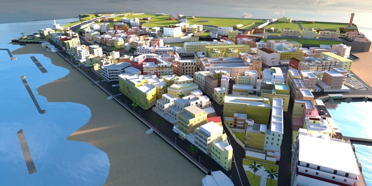 City Pack 00 3D model_3