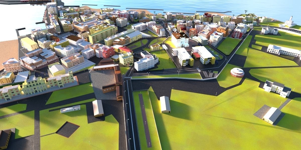 City Pack 00 3D model_10