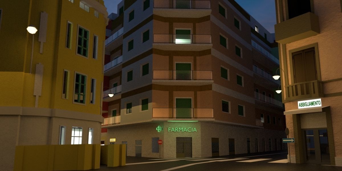 City Pack 00 3D model_23