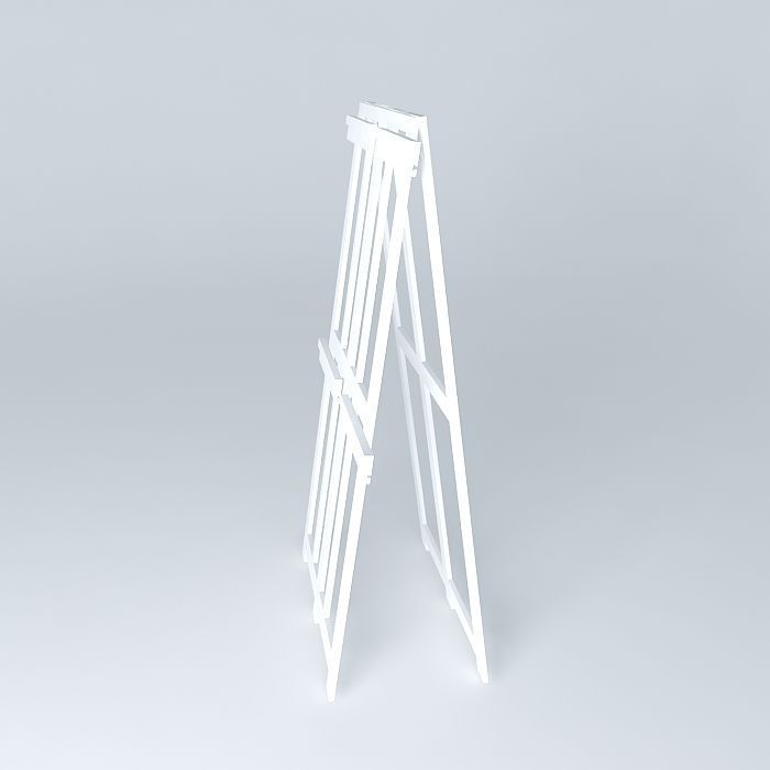 Artist's Easel Free 3D model_2