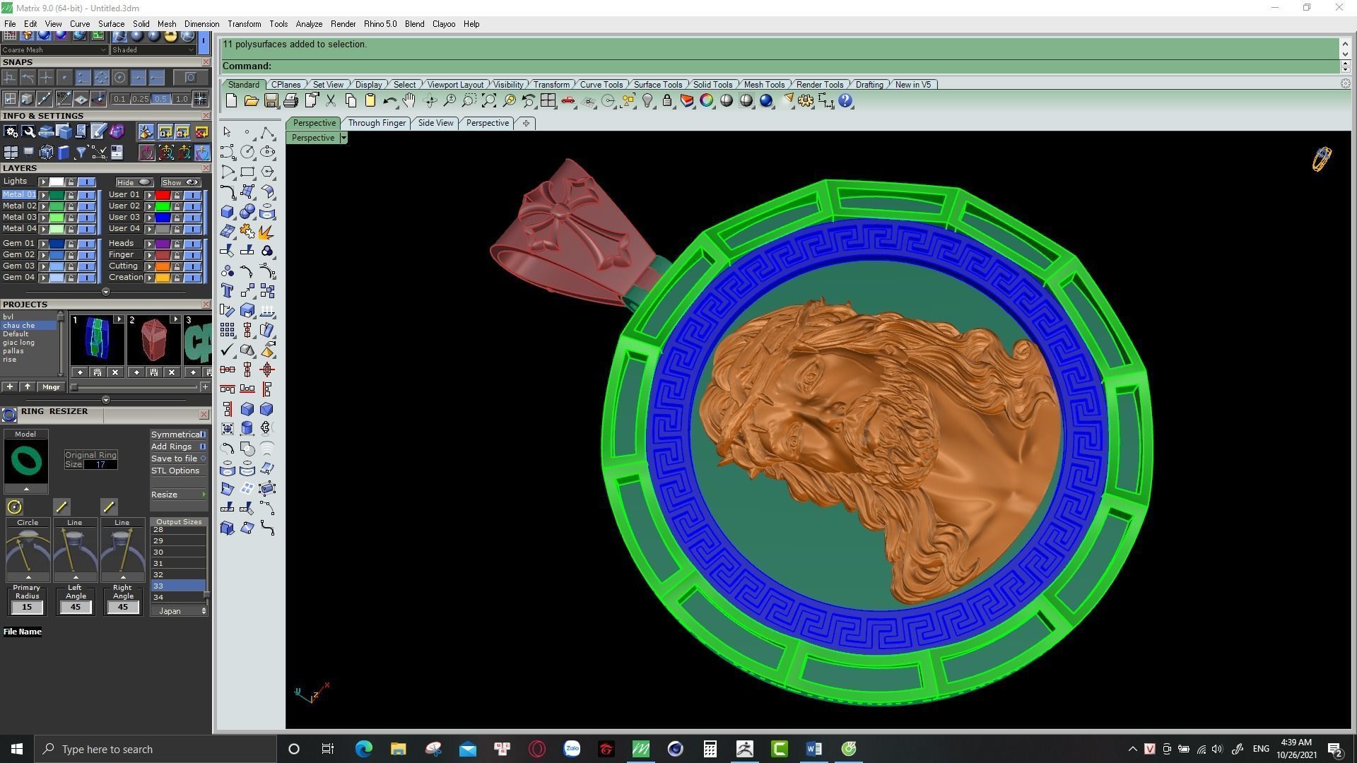 Jesus Head pendant 4 3D print model 3D print model_1