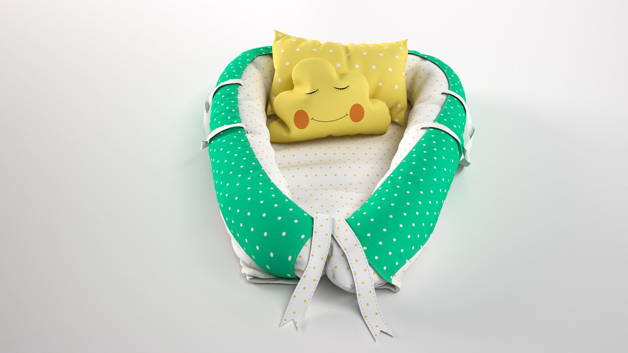 Baby nest 3D model_9