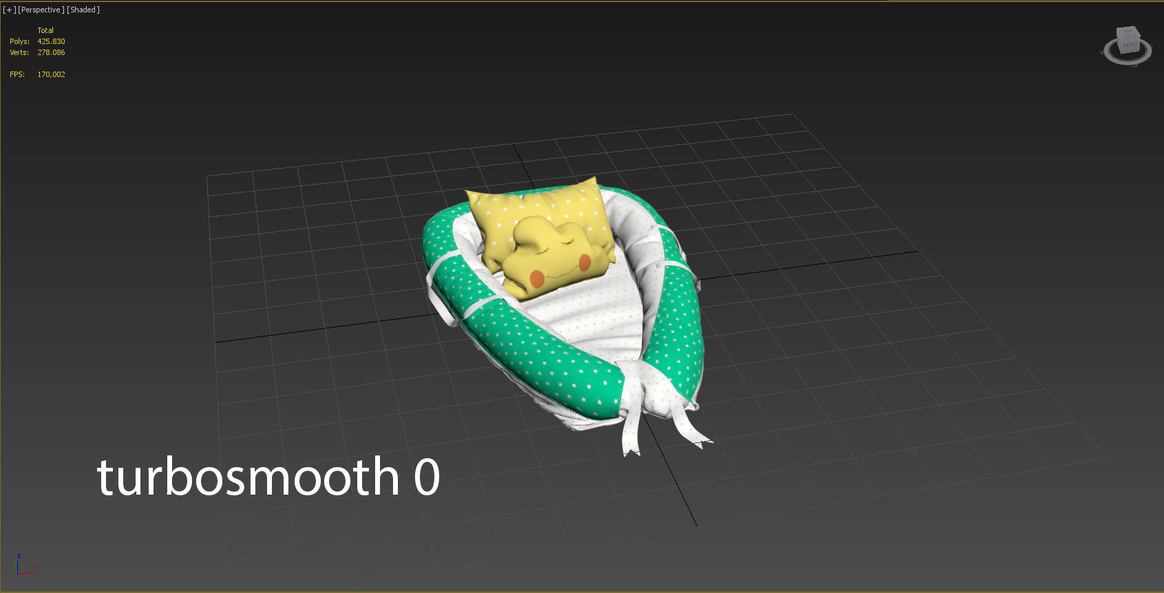 Baby nest 3D model_15