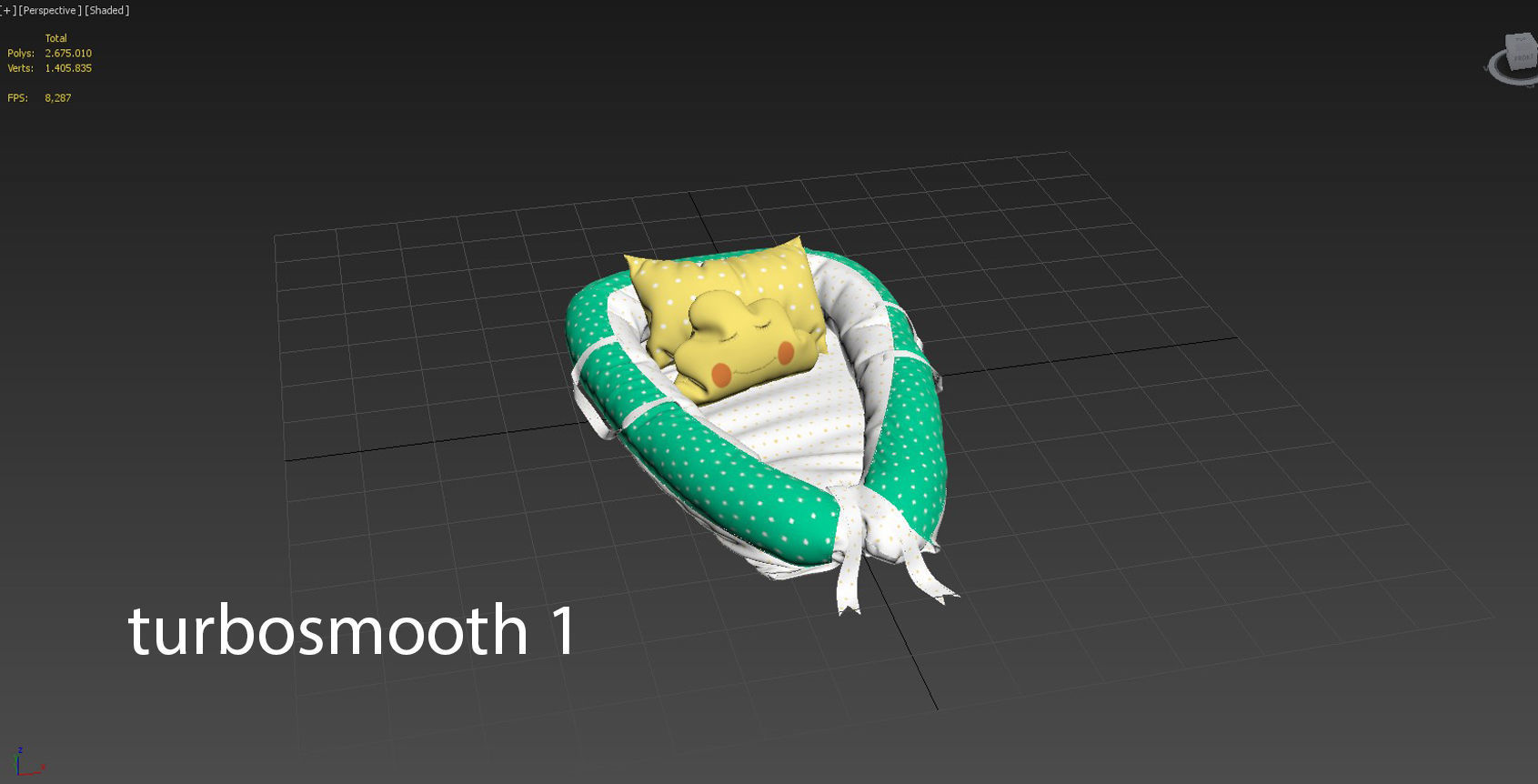 Baby nest 3D model_16