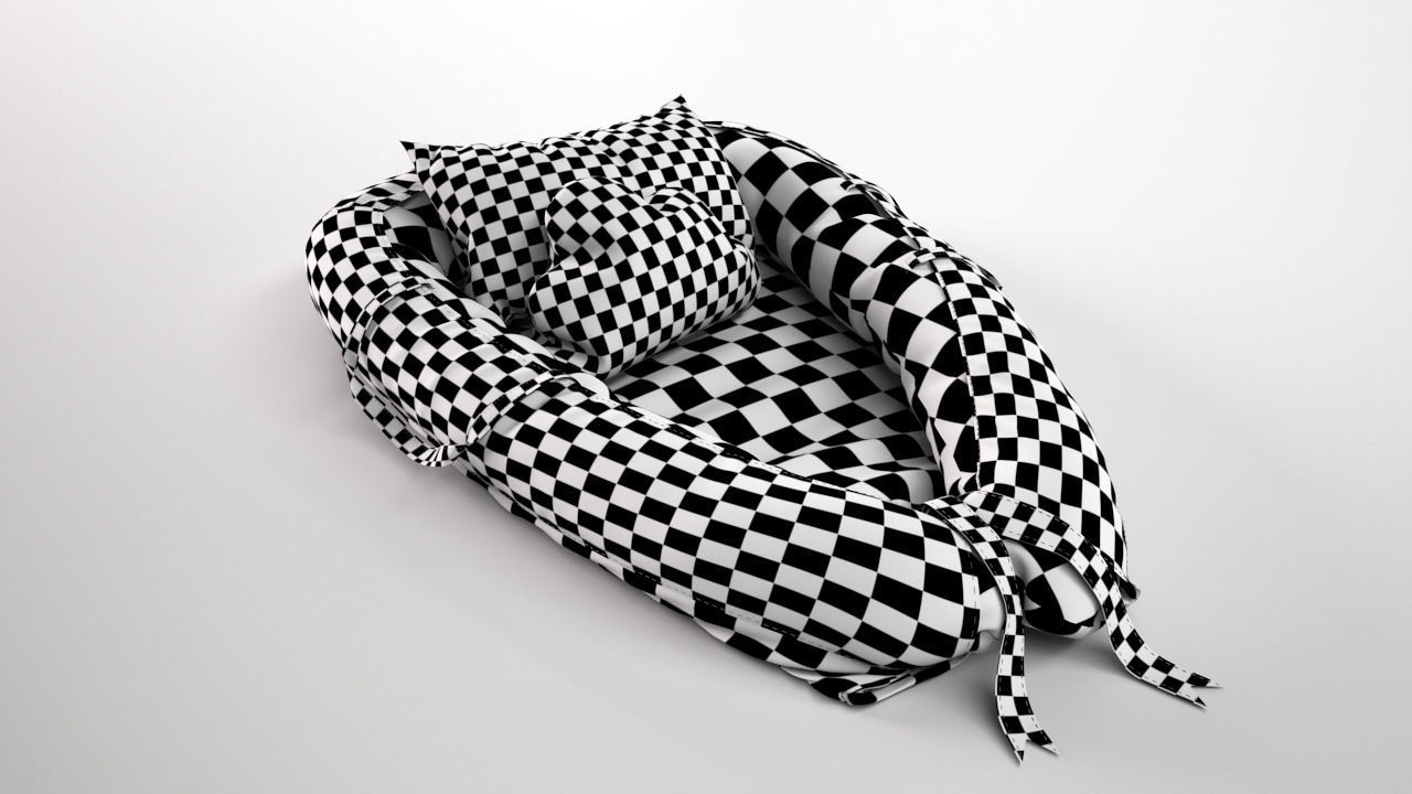 Baby nest 3D model_12