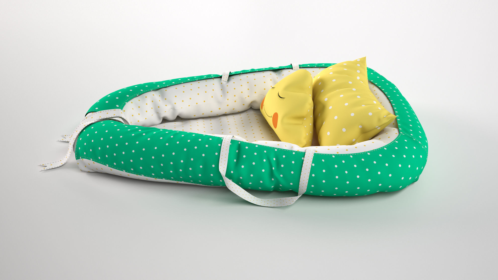 Baby nest 3D model_6