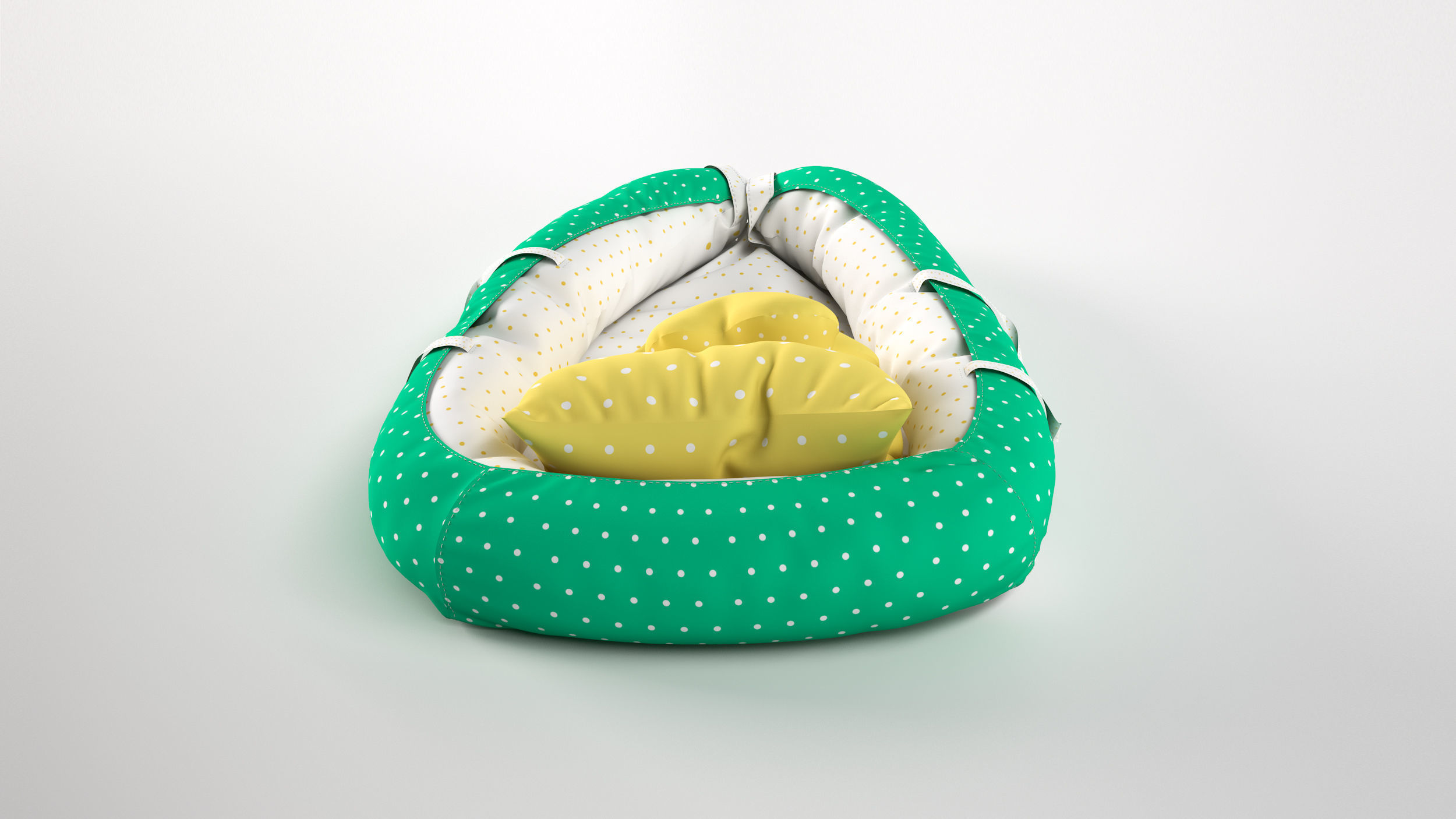 Baby nest 3D model_4