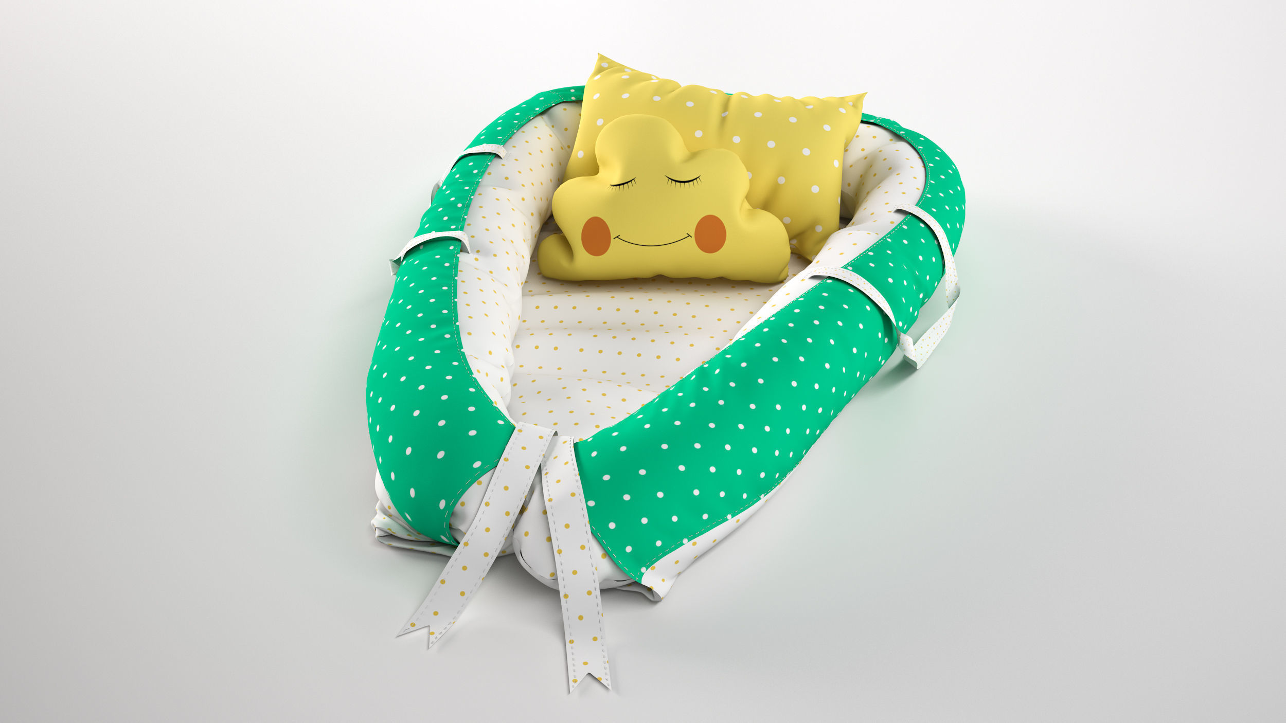 Baby nest 3D model_8