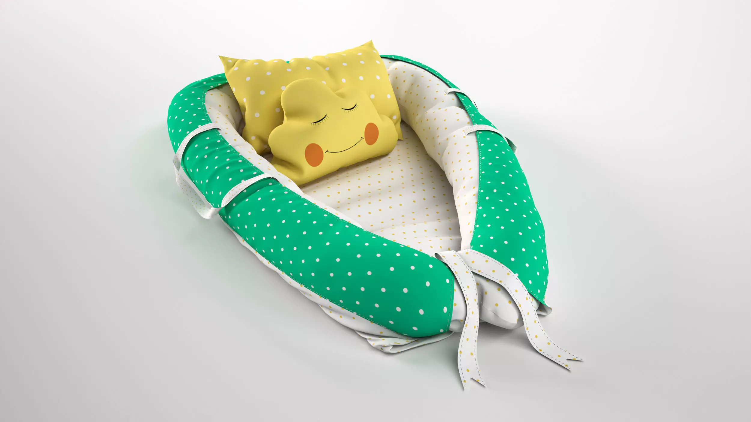 Baby nest 3D model_0