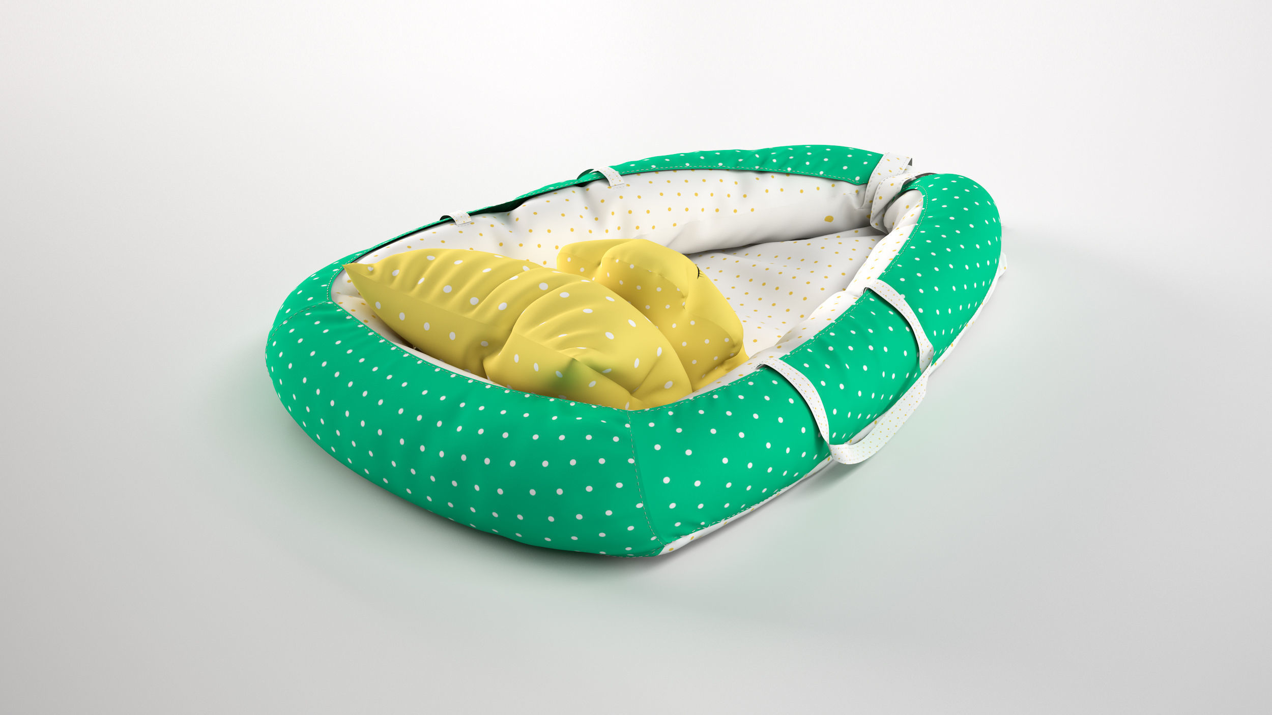 Baby nest 3D model_3