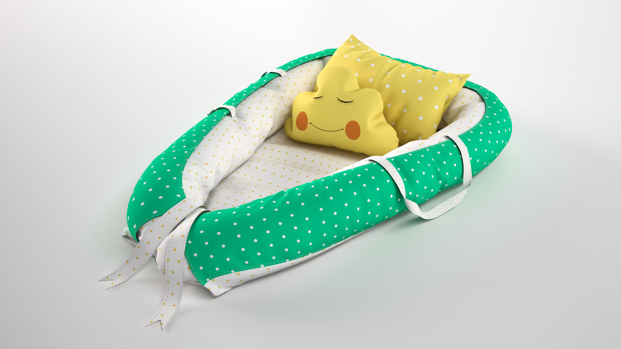 Baby nest 3D model_7