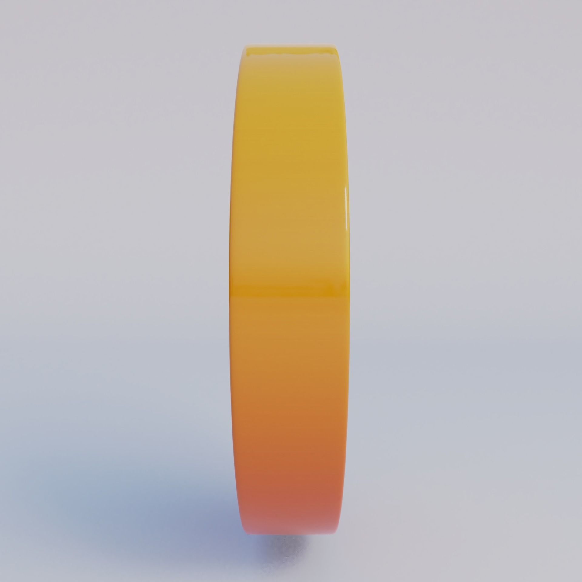 Grinning Face With Big Eyes 3D Emoji Low-poly 3D model_3