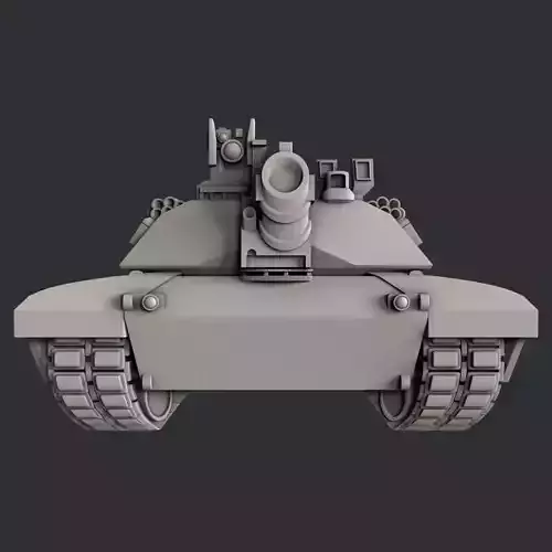 3d STL models for CNC router tank Abrams