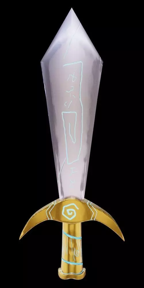 Sword from legend of zelda Free low-poly 3D model
