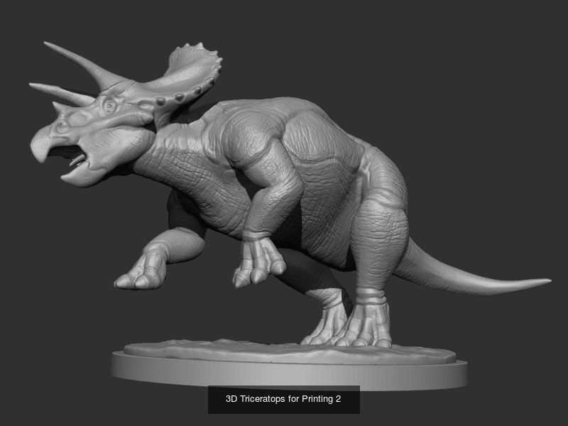 3D Dinosaurs for Printing 01 3D Model Collection_2