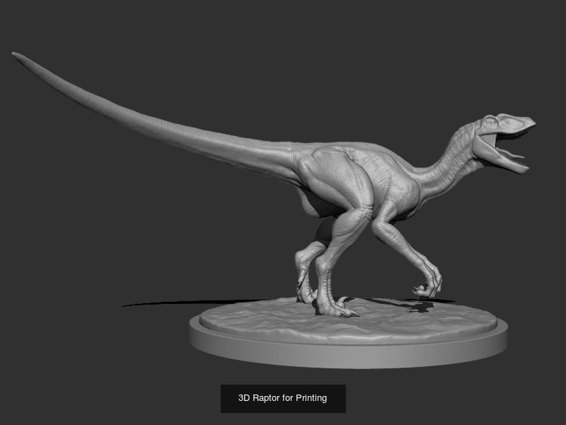 3D Dinosaurs for Printing 01 3D Model Collection_1