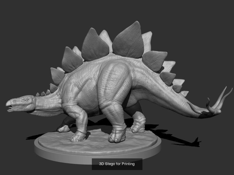 3D Dinosaurs for Printing 01 3D Model Collection_4