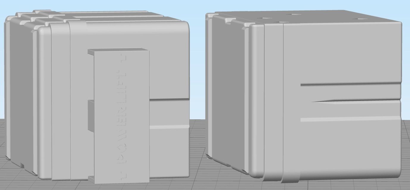 Aliens Power Loader Sulaco Cargo Crate 3d Print File 3D print model_1