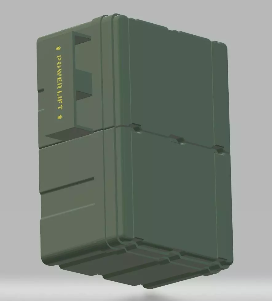 Aliens Power Loader Sulaco Cargo Crate 3d Print File 3D print model_0