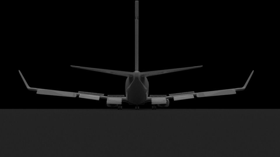 737-like plane 3D model_2