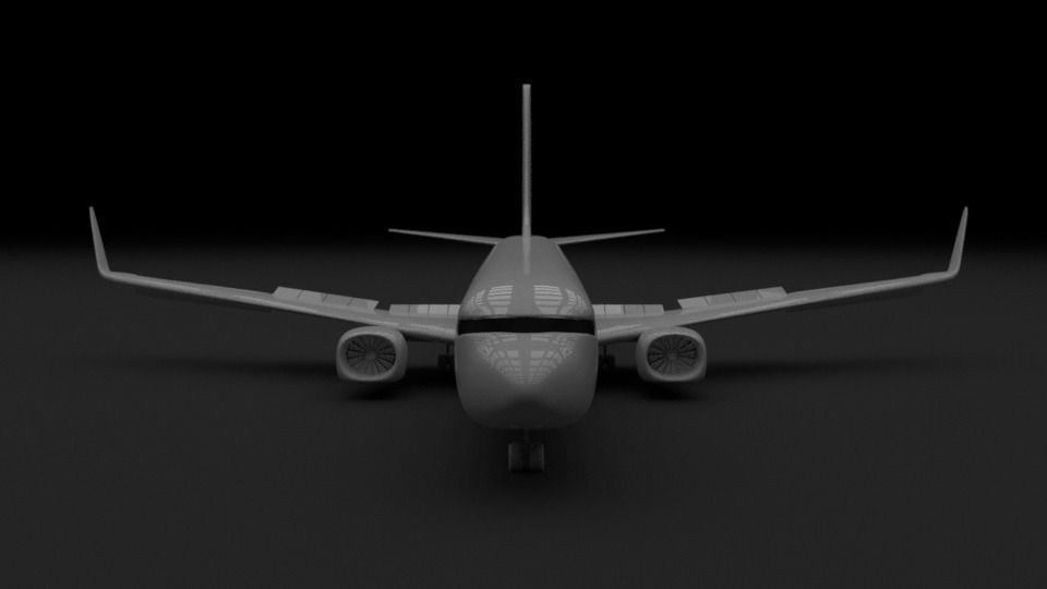 737-like plane 3D model_1