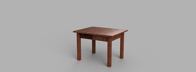 Table side 3D model