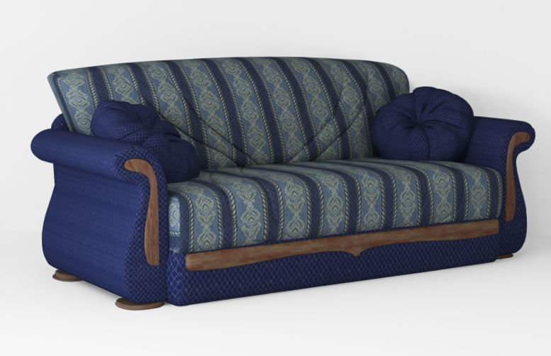 Armchair sofa Low-poly 3D model Low-poly 3D model_11