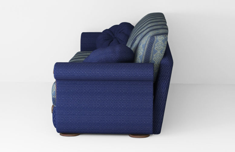 Armchair sofa Low-poly 3D model Low-poly 3D model_10