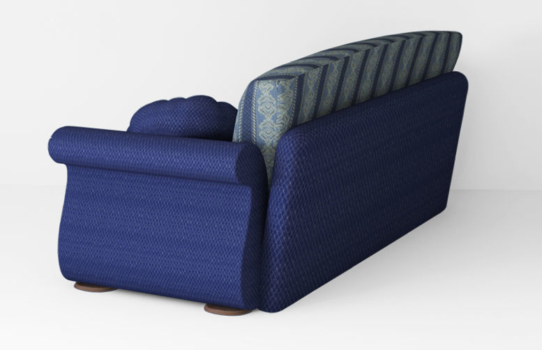 Armchair sofa Low-poly 3D model Low-poly 3D model_15