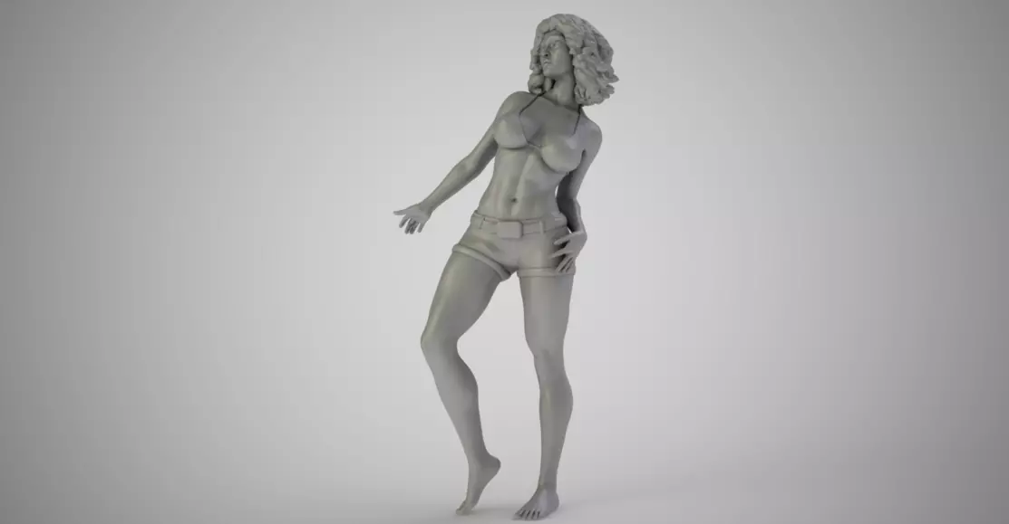 Dancing on the Beach 3D print model