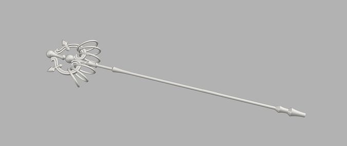 Goblin Slayer Priest Staff for 3D Print 3D print model