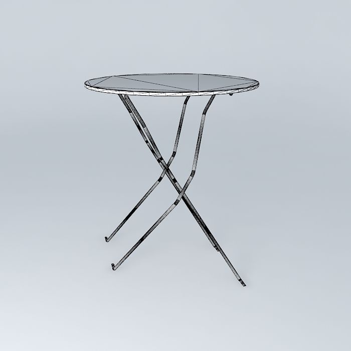 Table Modern Design Free 3D model_4