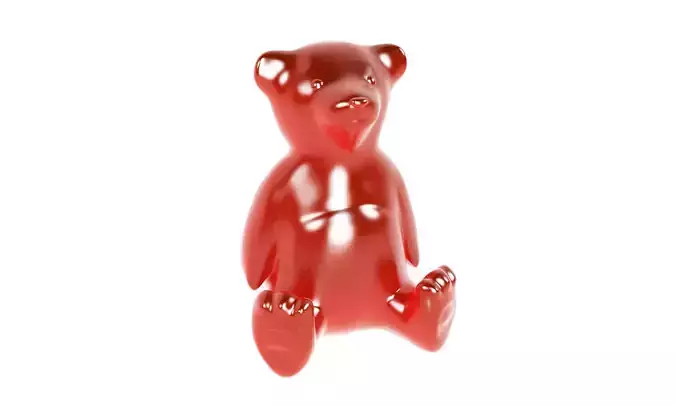 Gummy Teddy Bear Jelly Sweet Toy Candy Printable Art