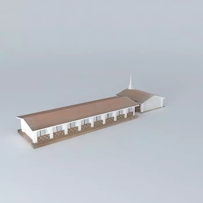 LDS.Centro de Reunion Mormon, Bogota, Colombia, Free 3D model