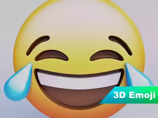 Face With Tears Of Joy 3D Emoji