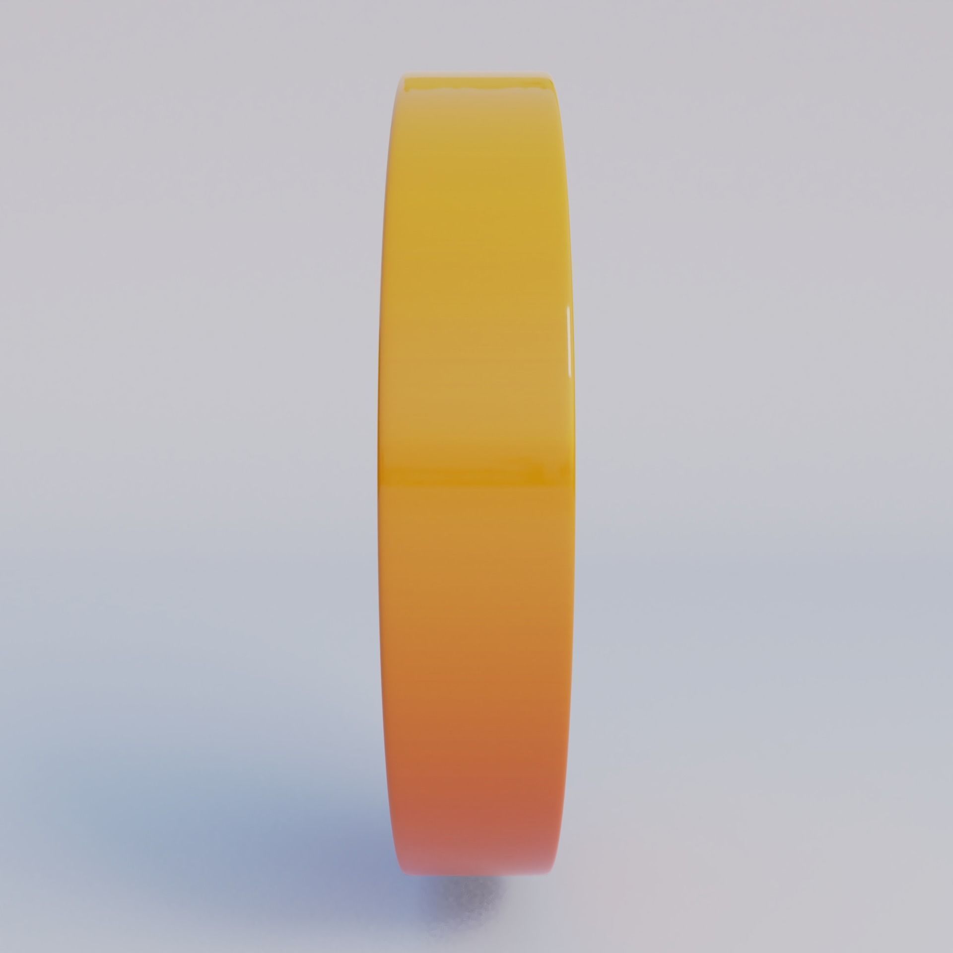 Upside-Down Face 3D Emoji Low-poly 3D model_3