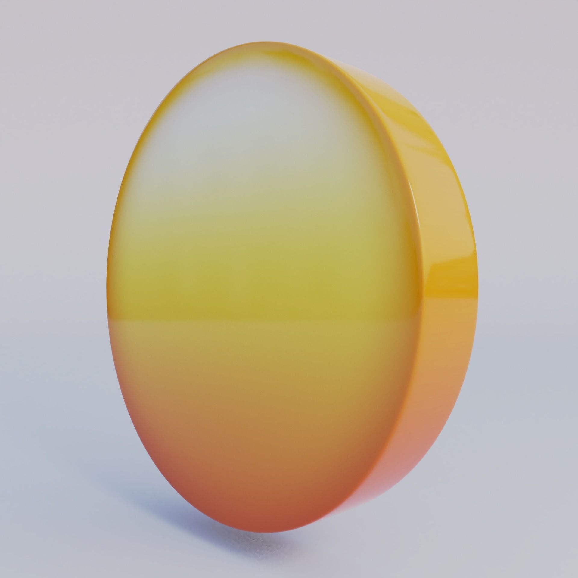 Upside-Down Face 3D Emoji Low-poly 3D model_4